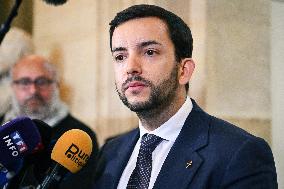 Motion de censure vote at the National Assembly in Paris FA