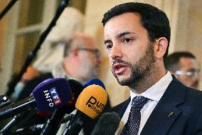 Motion de censure vote at the National Assembly in Paris FA