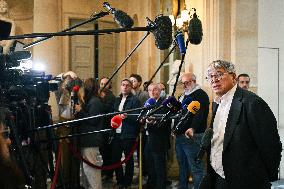 Motion de censure vote at the National Assembly in Paris FA