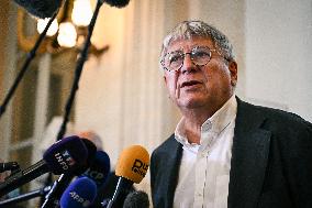 Motion de censure vote at the National Assembly in Paris FA