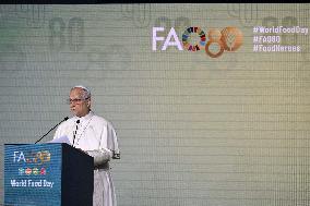 Pope Leo XIV Visits FAO on World Food Day - Rome
