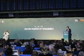 Pope Leo XIV Visits FAO on World Food Day - Rome