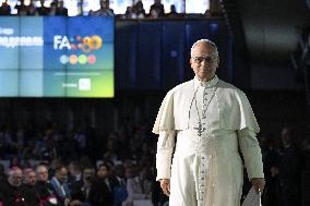 Pope Leo XIV Visits FAO on World Food Day - Rome