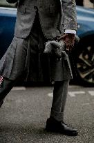 PFW - Thom Browne Arrivals