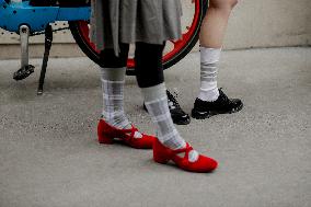 PFW - Thom Browne Arrivals