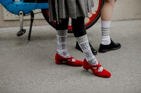 PFW - Thom Browne Arrivals