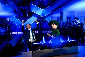 Queen Maxima Opens the New Global Headquarters of Royal Philips - Amsterdam