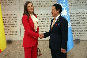 Queen Letizia Attends World Food Day 2025 Ceremony - Rome