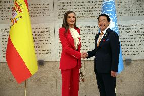 Queen Letizia Attends World Food Day 2025 Ceremony - Rome