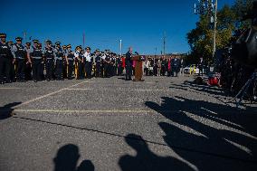 Mark Carney Visits an RCMP Detachment - Canada