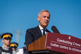 Mark Carney Visits an RCMP Detachment - Canada