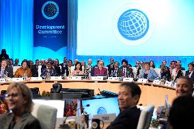 World Bank Development Committee meeting - Washington