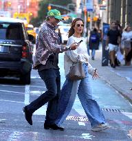 Alessandra Ambrosio with her boyfriend out in New York