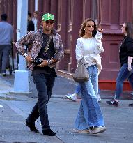 Alessandra Ambrosio with her boyfriend out in New York