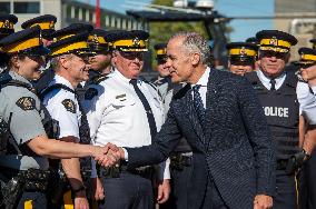 Prime Minister Mark Carney Announces Plans In Etobicoke - Canada