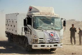 Palestinian Bodies Returned Khan Younis - Palestine