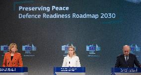 EU Defence Readiness Roadmap 2030 - Brussels