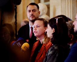 Motion De Censure Vote at The National Assembly - Paris
