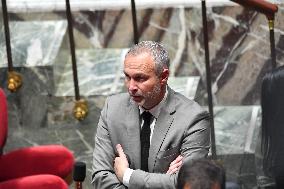 Motion De Censure Vote at The National Assembly - Paris