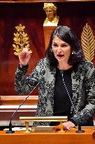 Motion De Censure Vote at The National Assembly - Paris