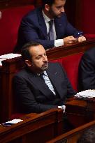 Motion De Censure Vote at The National Assembly - Paris