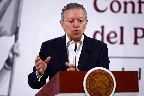 Mexico s President Claudia Sheinbaum Holds Briefing - Mexico