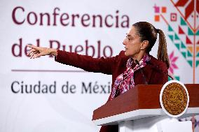 Mexico s President Claudia Sheinbaum Holds Briefing - Mexico