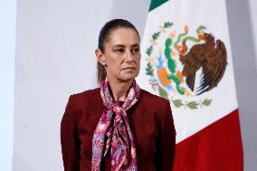 Mexico s President Claudia Sheinbaum Holds Briefing - Mexico