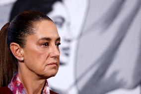 Mexico s President Claudia Sheinbaum Holds Briefing - Mexico