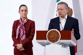 Mexico s President Claudia Sheinbaum Holds Briefing - Mexico