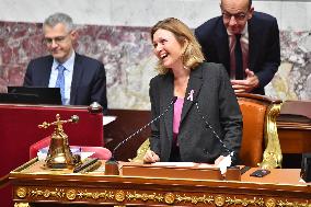 Motion De Censure Vote at The National Assembly - Paris