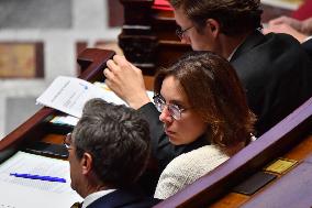 Motion De Censure Vote at The National Assembly - Paris