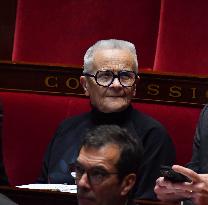 Motion De Censure Vote at The National Assembly - Paris