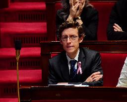 Motion De Censure Vote at The National Assembly - Paris