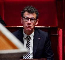 Motion De Censure Vote at The National Assembly - Paris