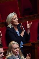 Motion De Censure Vote at The National Assembly - Paris