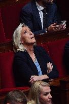 Motion De Censure Vote at The National Assembly - Paris