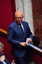 Motion De Censure Vote at The National Assembly - Paris