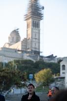 Golden Crown Reinstalled On Virgin Statue - Marseille