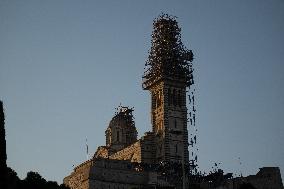 Golden Crown Reinstalled On Virgin Statue - Marseille
