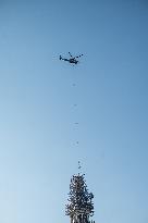 Golden Crown Reinstalled On Virgin Statue - Marseille