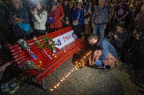 Vigil Held For Femicide Victim - Milan
