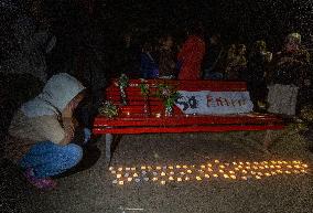 Vigil Held For Femicide Victim - Milan