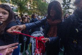 Vigil Held For Femicide Victim - Milan