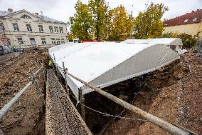 Archaeological excavations