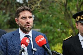 Vincent Jeanbrun on visit in Seine et Marne