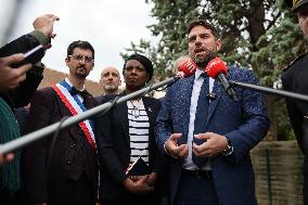 Vincent Jeanbrun on visit in Seine et Marne