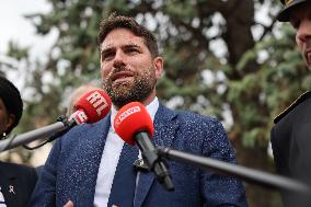 Vincent Jeanbrun on visit in Seine et Marne