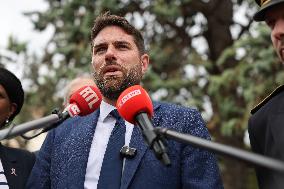 Vincent Jeanbrun on visit in Seine et Marne