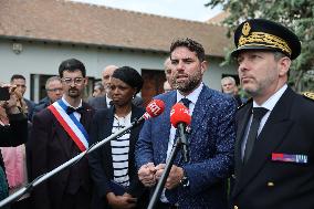 Vincent Jeanbrun on visit in Seine et Marne